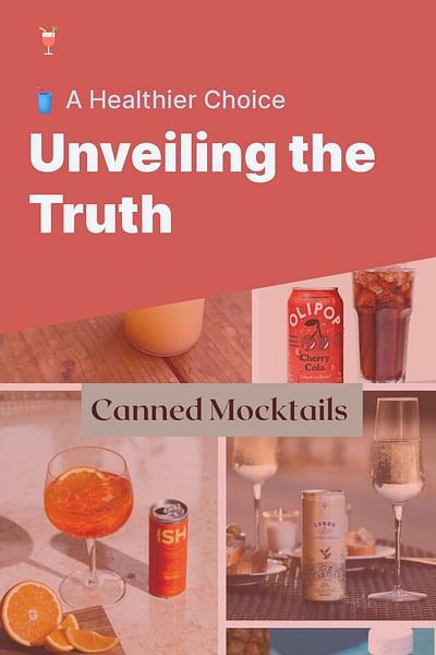 Unveiling the Truth - 🥤 A Healthier Choice