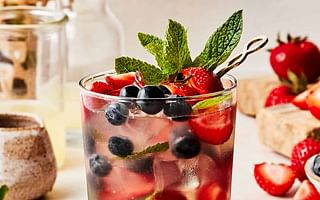 What are some low sugar mocktail alternatives for non-alcoholic drinkers?